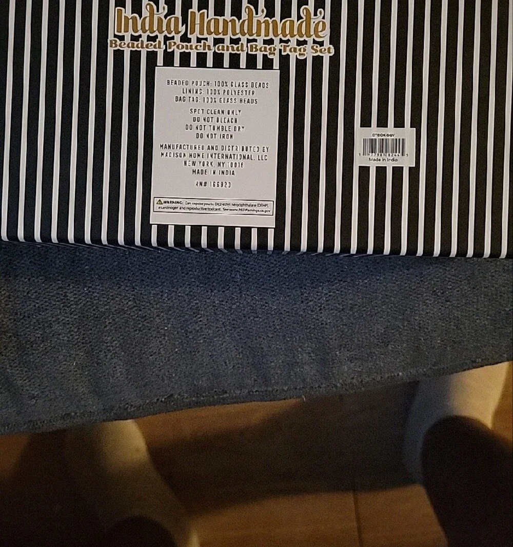 T.J.Maxx handmade white